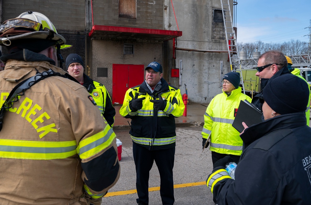 Wright-Patt Fire Department lends neighbor a helping hand