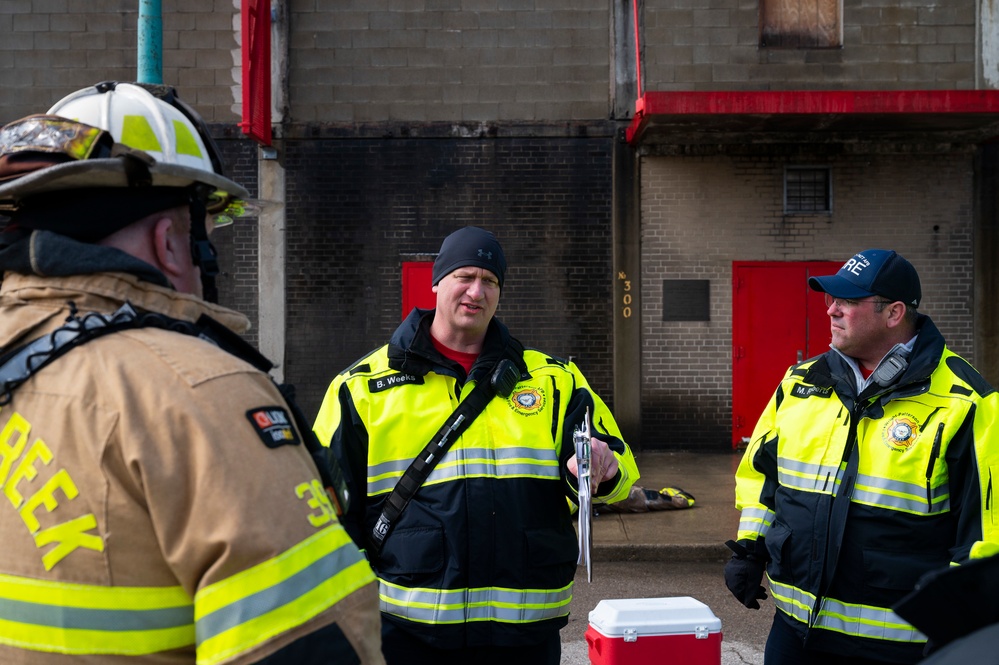 Wright-Patt Fire Department lends neighbor a helping hand