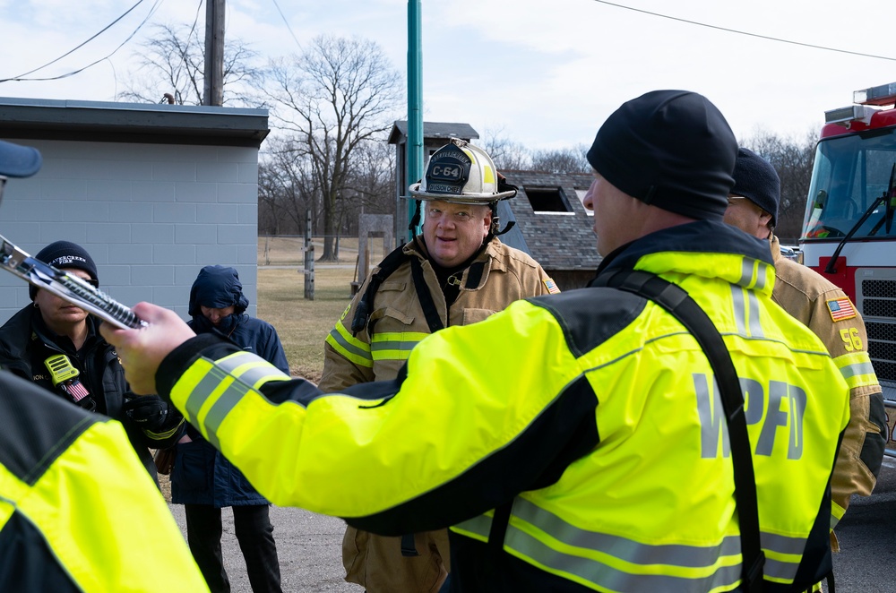 Wright-Patt Fire Department lends neighbor a helping hand