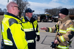 Wright-Patt Fire Department lends neighbor a helping hand