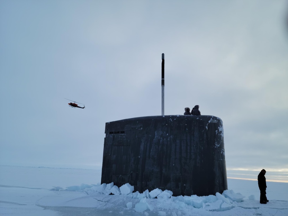 USS Pasadena (SSN 752) at Ice Exercise (ICEX) 2022