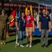 U.S. Marines with Wounded Warrior Regiment attend the Marine Corps Trials Closing Ceremony