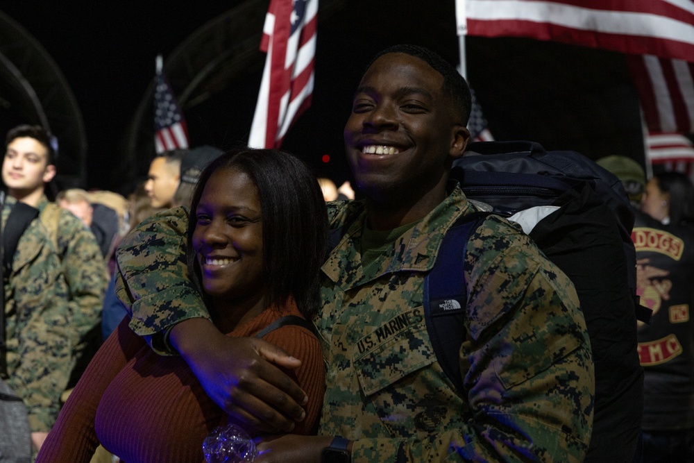 Marines and Sailors with VMFA-112 Return Home after Completing Deployment to the U.S. Indo-Pacific Command Area of Responsibility