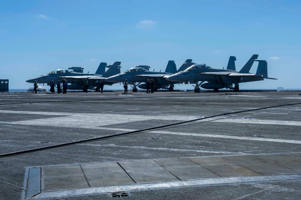 Aircraft Rest On The Flight Deck