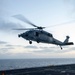 MH-60S Sea Hawk Approaches Flight Deck