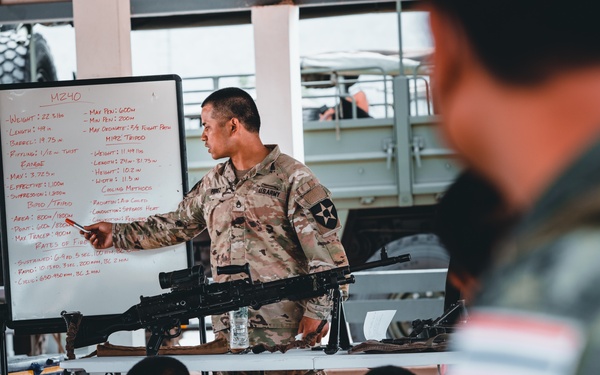 US Army and Royal Thai Army learn shooting skills at HG 22