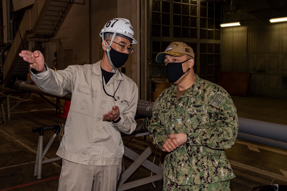 USS Ronald Reagan (CVN 76) Commanding Officer Warehouse Tour