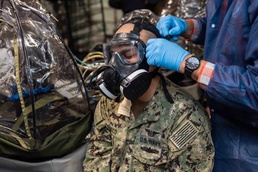 USS Ronald Reagan (CVN 76) Chemical, Biological and Radiological Mask Fitting