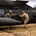 Black Hawk helicopter refuels at TAA in Poland