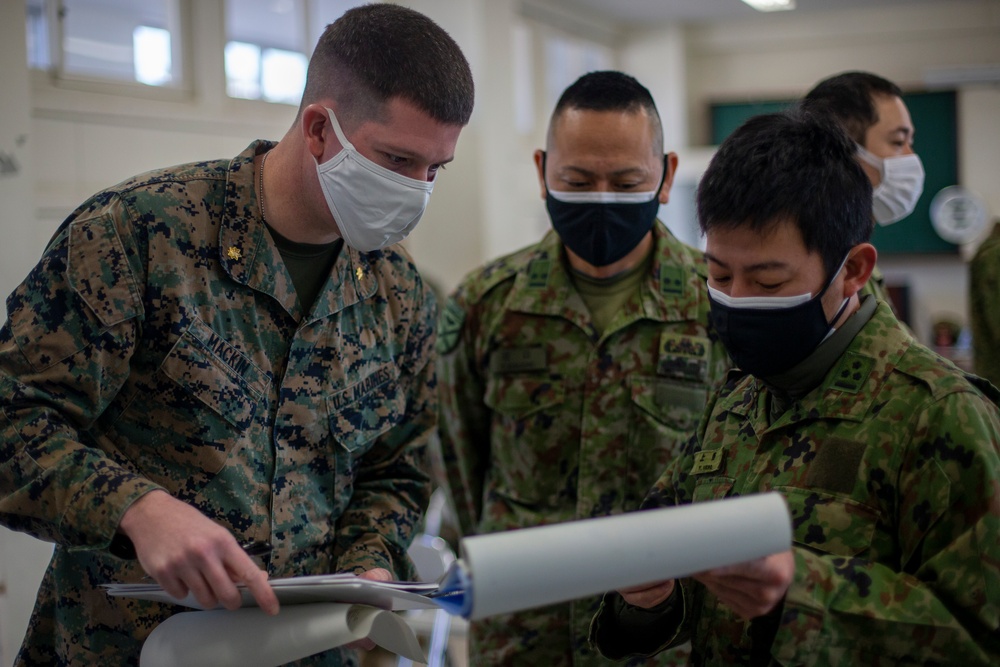 U.S. and Japanese leaders conduct Staff Exercise planning