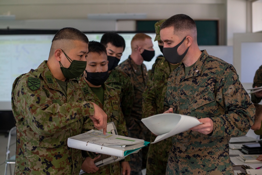 U.S. and Japanese leaders conduct Staff Exercise planning