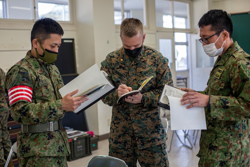 U.S. and Japanese leaders conduct Staff Exercise planning