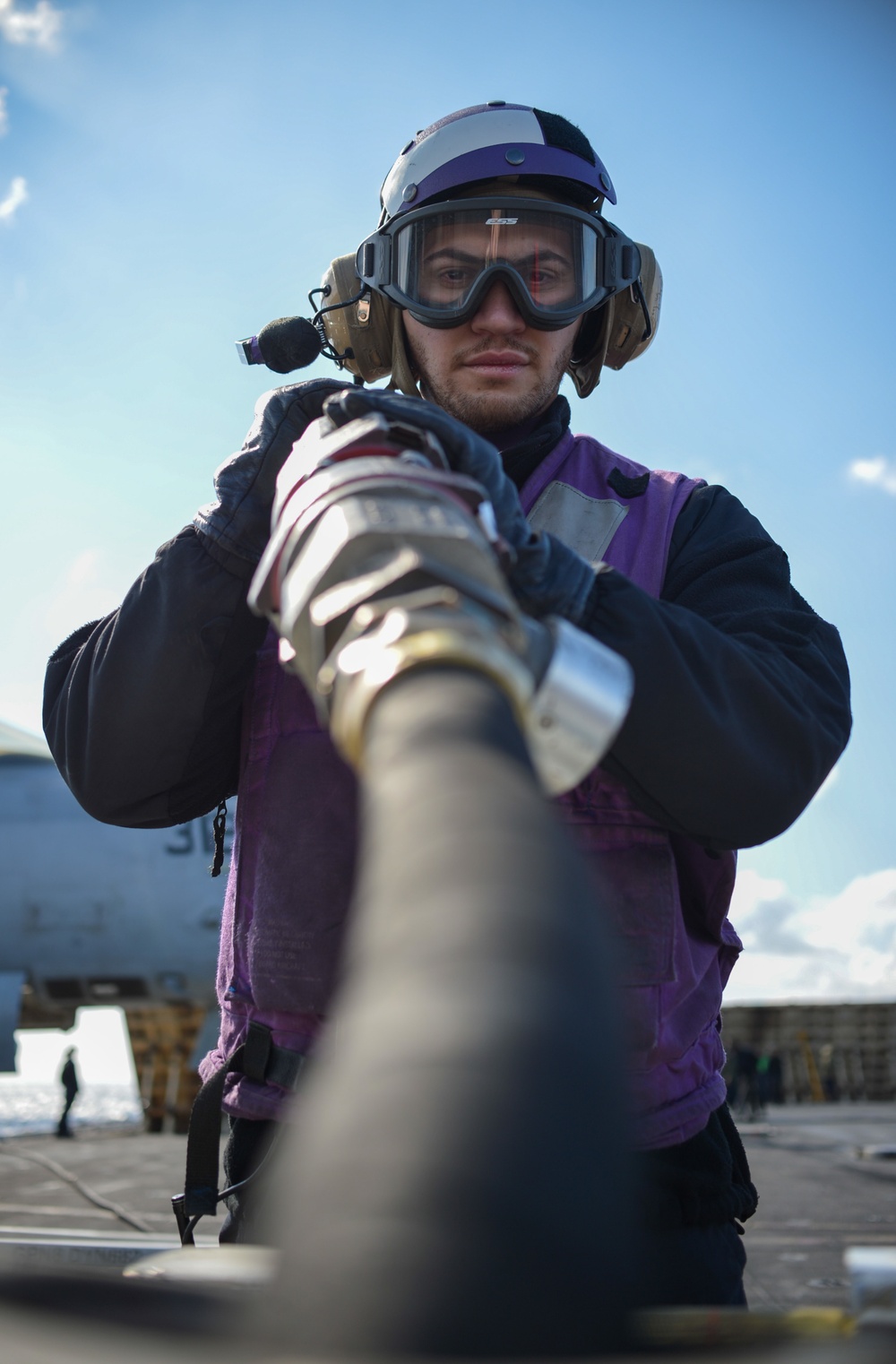 The Harry S. Truman Carrier Strike Group is on a scheduled deployment in the U.S. Sixth Fleet area of operations in support of naval operations to maintain maritime stability and security.