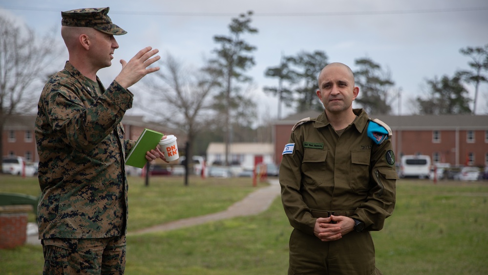 IDF Leaders Visit Camp Lejeune