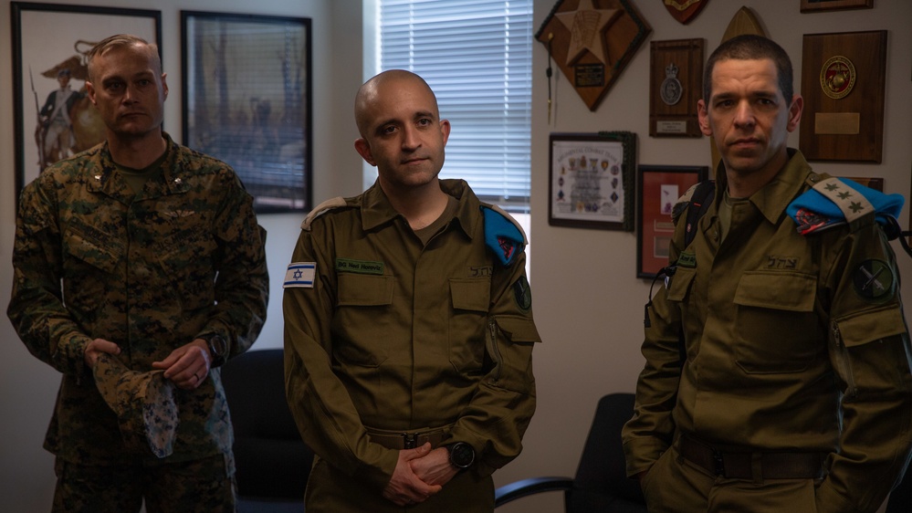 IDF Leaders Visit Camp Lejeune