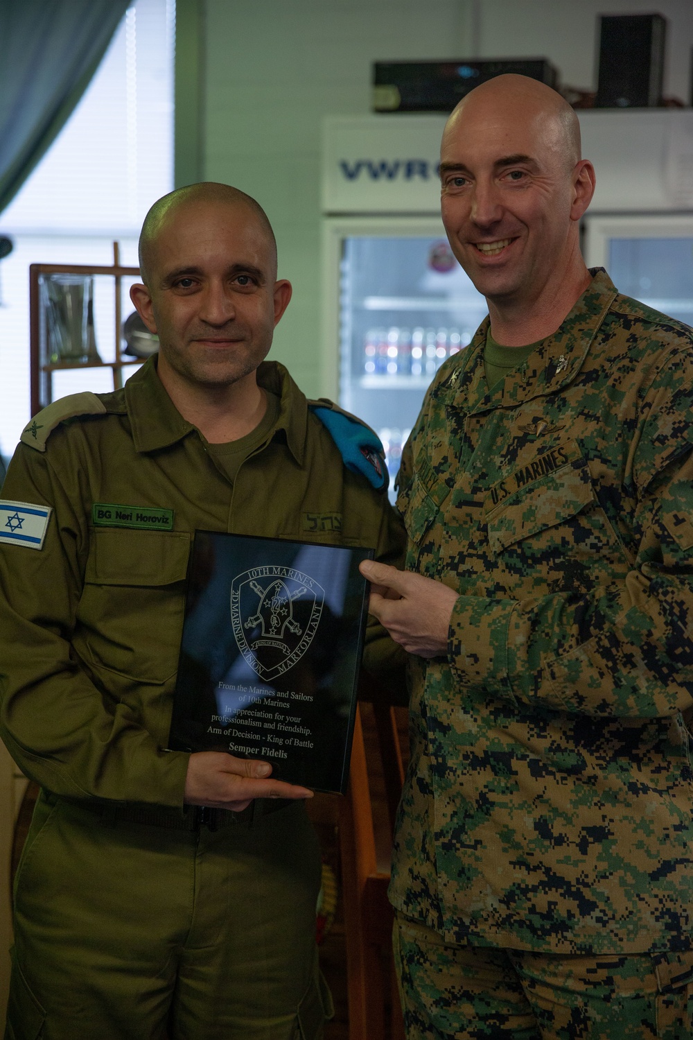 IDF Leaders Visit Camp Lejeune