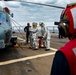 Spruance conducts damage control training