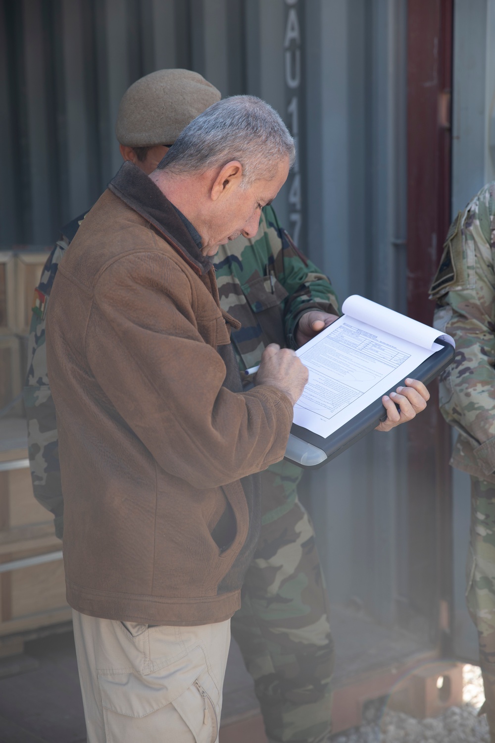 CTEF divestment at Erbil Air Base