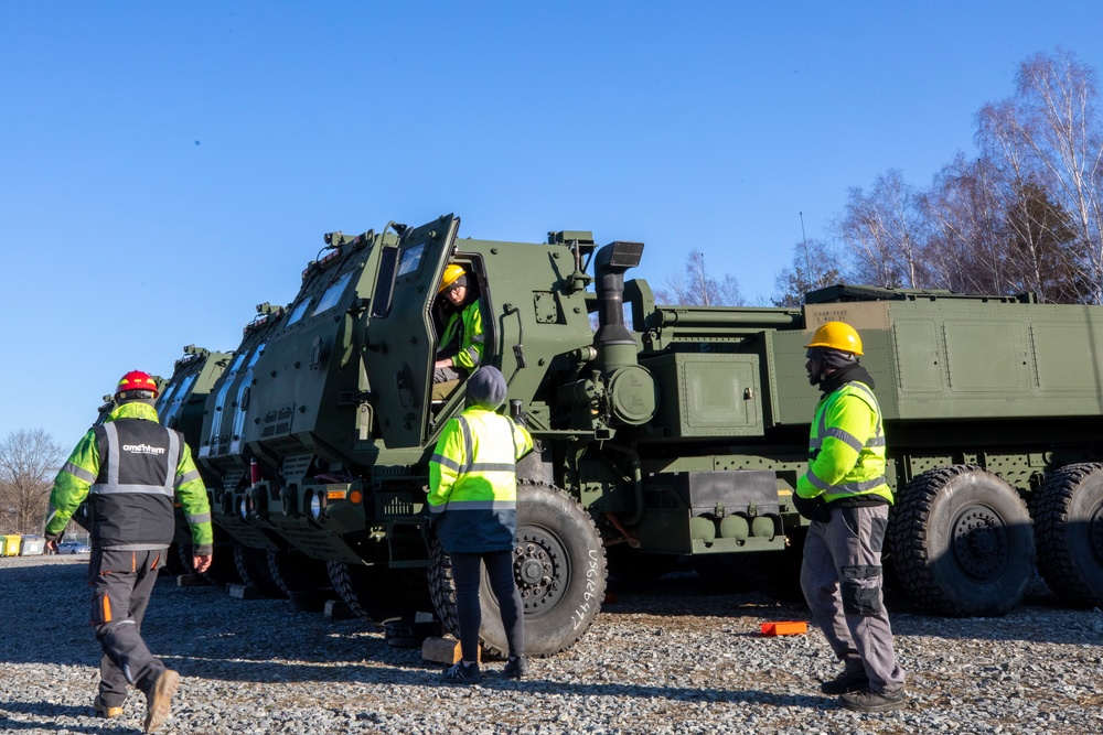 HIMARS delivered to Grafenwoehr, Germany, March 8, 2022