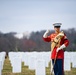 Military Funeral Honors with Funeral Escort are Conducted  for U.S. Marine Corps Cpl. Thomas Cooper in Section 57