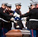 Military Funeral Honors with Funeral Escort are Conducted  for U.S. Marine Corps Cpl. Thomas Cooper in Section 57