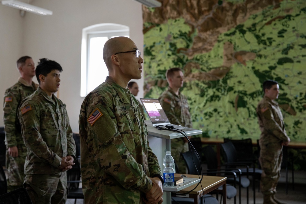 2/34 AR UMT Conducts Service at Saber Strike 22 Czech Republic