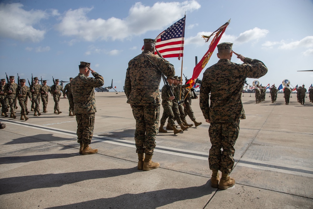Marine Medium Tiltrotor Squadron 362 Relief and Appointment Ceremony