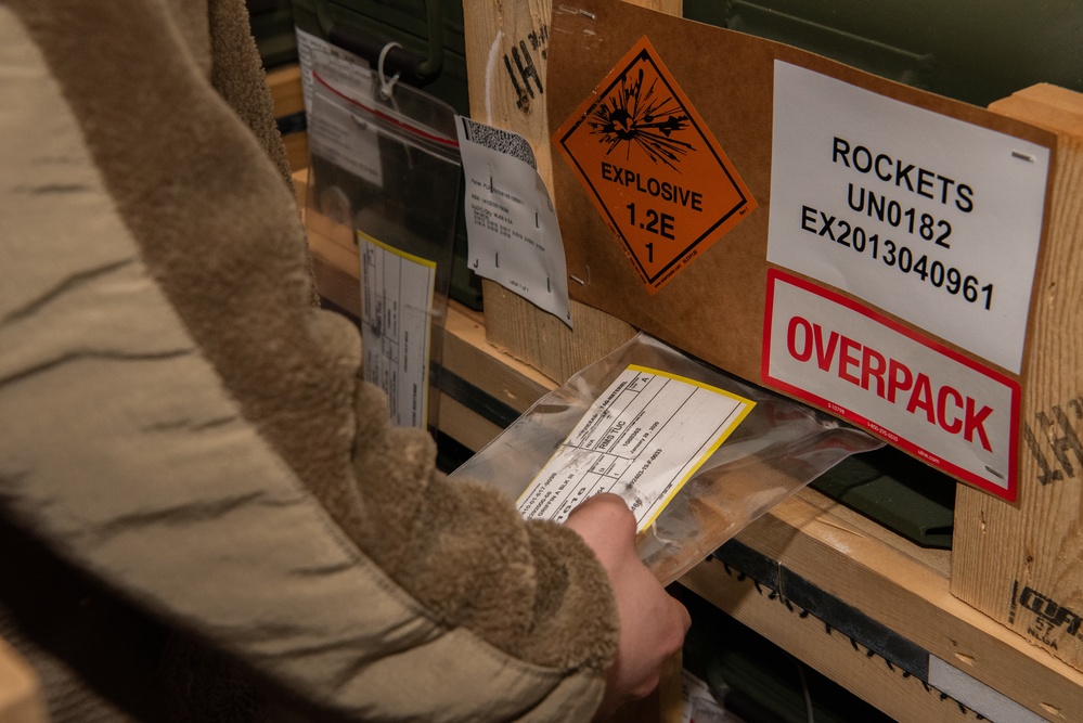 27th Special Operations Munitions Squadron conducts complete inventory, ensuring wing readiness for contingencies