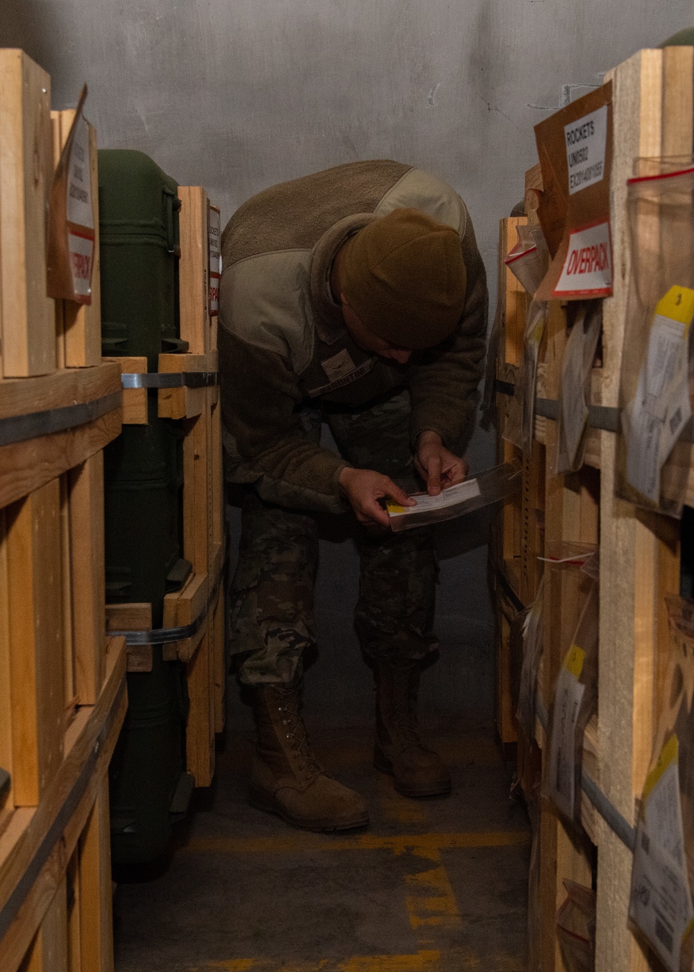 27th Special Operations Munitions Squadron conducts complete inventory, ensuring wing readiness for contingencies