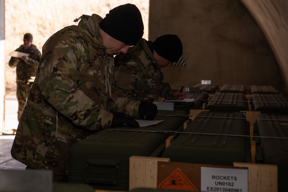 27th Special Operations Munitions Squadron conducts complete inventory, ensuring wing readiness for contingencies