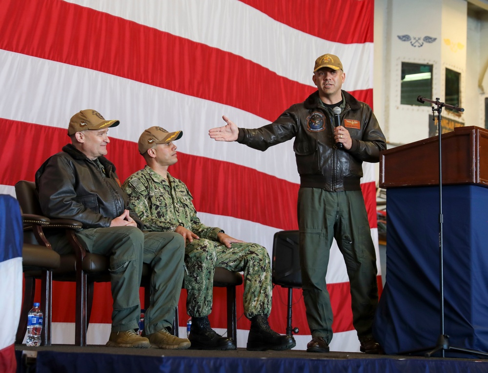 USS Wasp holds Change of Command Ceremony