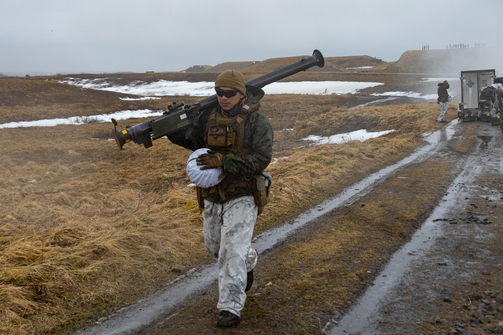 2d Marine Aircraft Wing Fire FIM-92 Stingers in Norway