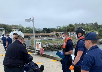 Coast Guard medevacs man 14 miles east of Savannah