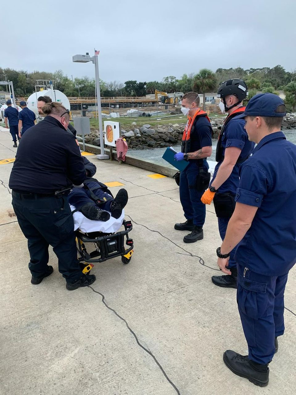 Coast Guard medevacs man 14 miles east of Savannah