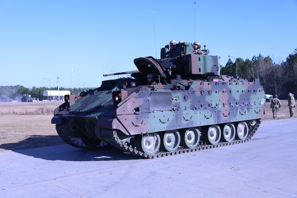 Spartan Brigade receives modernized M2A4 Bradley Fighting Vehicles