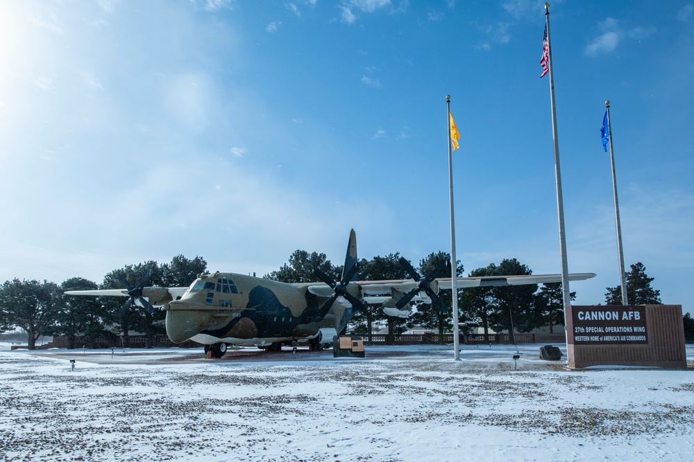 MC-130E Combat Talon I Static Display at Cannon AFB