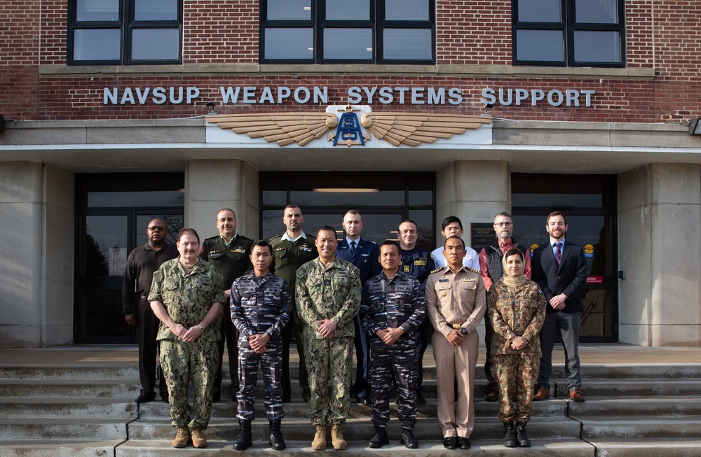 NAVSUP WSS hosts logistics officers from partner nations