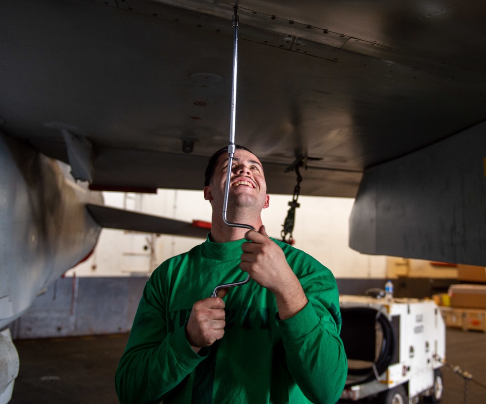 The Harry S. Truman Carrier Strike Group is on a scheduled deployment in the U.S. Sixth Fleet area of operations in support of naval operations to maintain maritime stability and security.