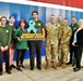 'Not Just April' trophy presented to DFMWR team at Fort McCoy