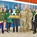 'Not Just April' trophy presented to DFMWR team at Fort McCoy