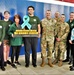 'Not Just April' trophy presented to DFMWR team at Fort McCoy