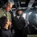 USS George H.W. Bush Hosts Rear Adm. John F. Meier