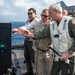 USS George H.W. Bush Hosts Rear Adm. John F. Meier