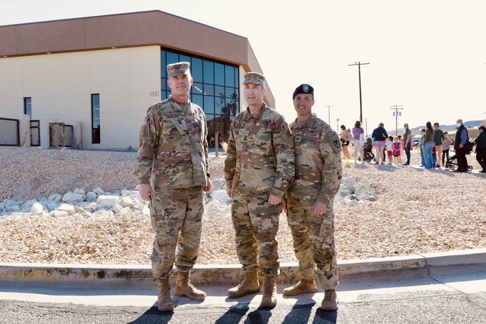 Brig. Gen. Curt Taylor, Maj. Kevin Stucker and Col. Jason Clarke