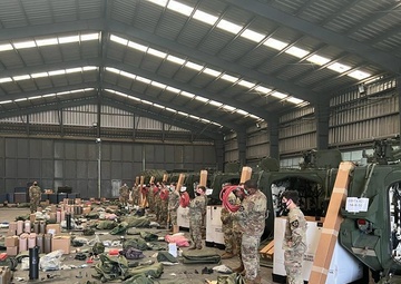 Stryker training set issued for use in Cobra Gold 22