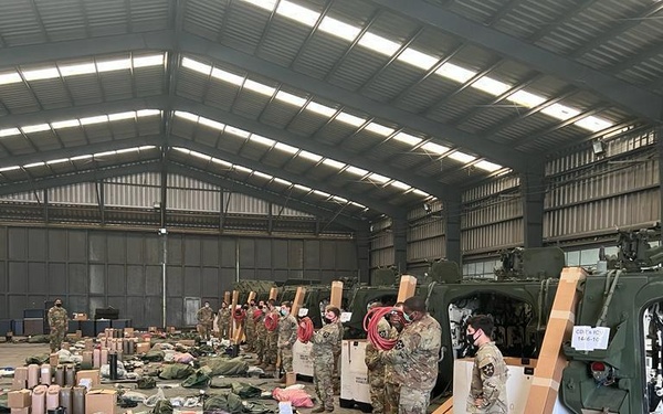 Stryker training set issued for use in Cobra Gold 22