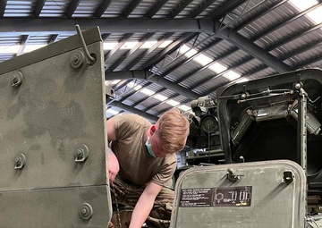 Stryker training set issued for use in Cobra Gold 22