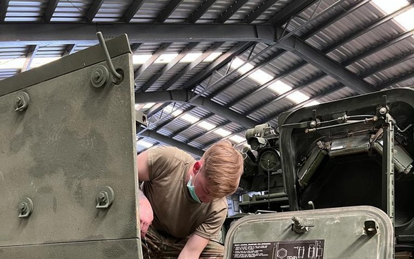 Stryker training set issued for use in Cobra Gold 22