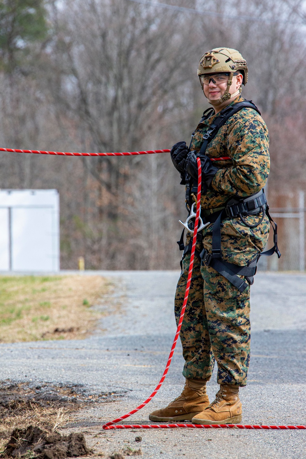 CBIRF H&amp;S Marines Rappel Tower