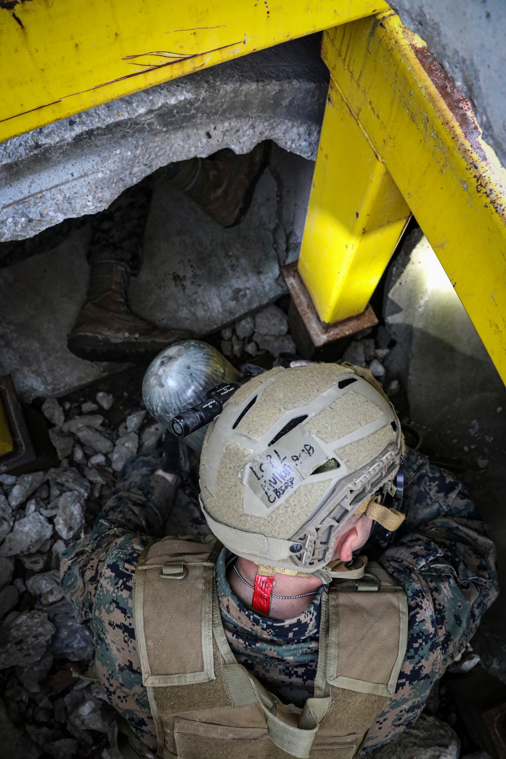 CBIRF trains with the 911th Technical Rescue Engineer Company at Ft. Belvoir